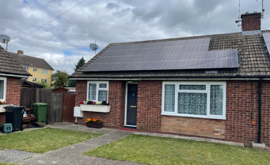 SHDF case study - home with PV panels