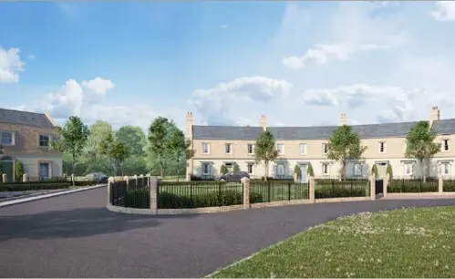 Artist's impression of our new affordable homes in High Street Newington, which are due to be ready for customer in winter 2025/26.